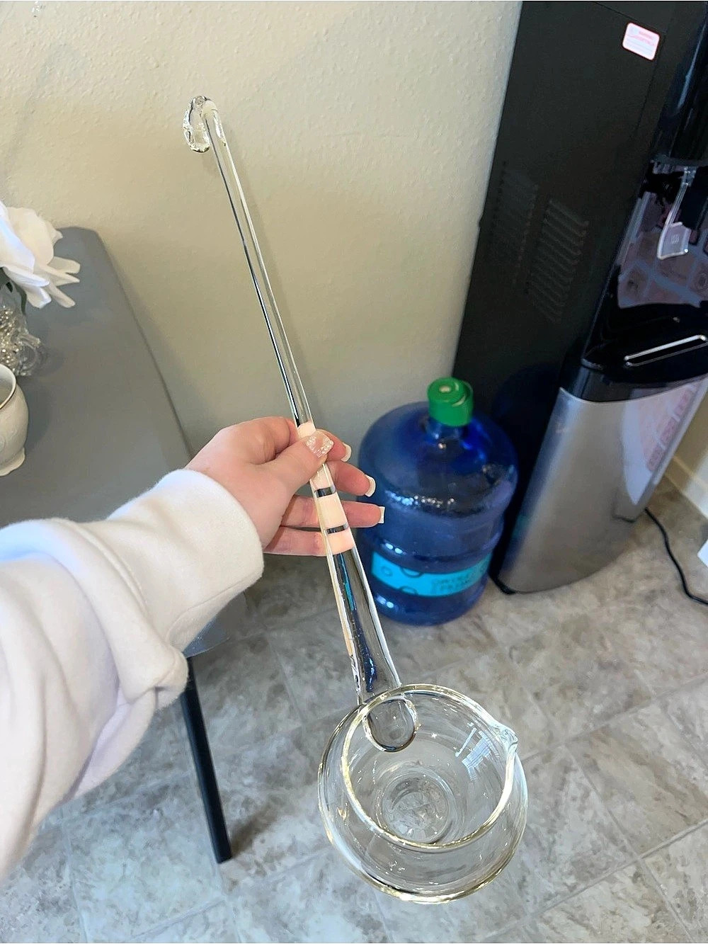 Clear Glass Ladle